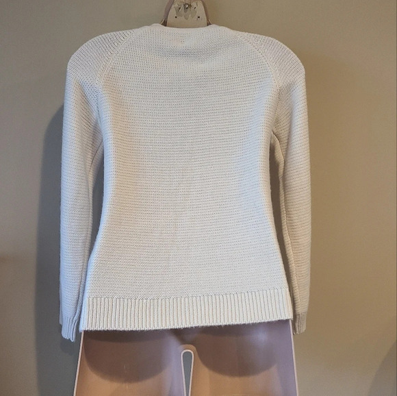 NWT Fancy stitch women's Cardigan sz .XL Ivory Color - Picture 4 of 10